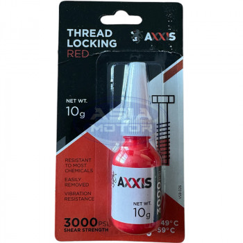 Фіксатор різьби AXXIS червоний 10г VSB-026